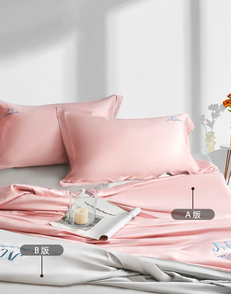 Ice-soft and nude four-piece set