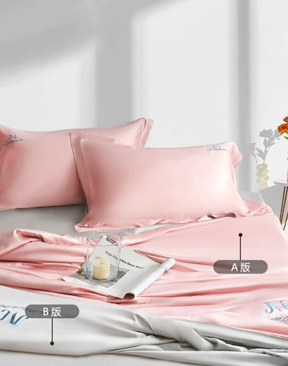 Ice-soft and nude four-piece set