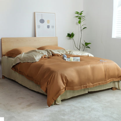 Ice-soft and nude four-piece set