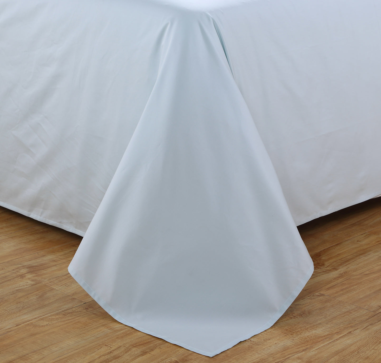 Fresh Ink Floral Bird Custom Size Bed Sheet Linen Set Hidden Button Closure Inner Corner Ties Custom Size Bed Sheets